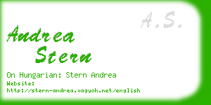 andrea stern business card